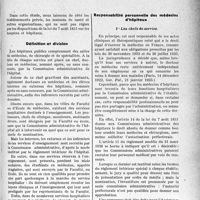 1368 - Page 1365 - Partie professionnelle, Hygiène, Assistance, Mutualité, Intérêts corporatifs, Variétés. Bulletin de l'Actualité. Responsabilité professionnelle du corps médical et de l’administration des hôpitaux publics