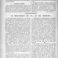 1375 - Page 1372 - Partie professionnelle, Hygiène, Assistance, Mutualité, Intérêts corporatifs, Variétés. Bulletin de l'Actualité. Assurances sociales. Le régime des prestations maladies-maternité dans l'assurance agricole / Le prélèvement de 10% et les médecins