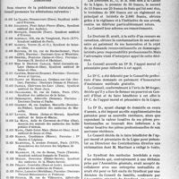1382 - Page 1379 - Partie professionnelle, Hygiène, Assistance, Mutualité, Intérêts corporatifs, Variétés. Revue bibliographique. Ligue médicale de défense professionnelle, « Le Sou Médical » / Extrait des procès-verbaux du Conseil d'administration