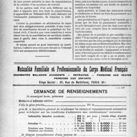 1391 - Page 1388-XLIV - Correspondance. Accidents. Fixation de la date de la consolidation / Application des tarifs d’honoraires. Le « prix global » de la nomenclature comprend vingt jours de soins consécutifs