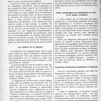 1425 - Page 1420 - Partie scientifique. L'actualité scientifique. La Presse. Méthodes usuelles pour explorer la vésicule et le foie au cours de la lithiase biliaire [(Le Journal Médical Français, janvier 1937)] / Les récidives de la diphtérie [(La Presse Médicale, 3 mars 1937)] / Valeur séméiologique des adénopathies au cours de la syphilis secondaire [(Revue de Médecine, novembre 1936)] / La ponction sternale dans le paludisme et le kala-azar [(L’Algérie Médicale, 6 janvier 1937)]