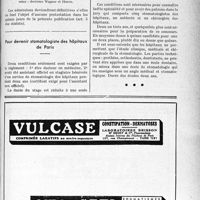 1456 - Page LVII-1449 - A travers l’officiel. Ligue médicale de défense professionnelle, « Le Sou Médical » / Pour devenir stomatologiste des hôpitaux de Paris