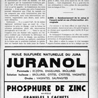 1460 - Page LXI-1453 - Correspondance. Application des tarifs d’honoraires. Des interventions distinctes successives ne peuvent être confondues avec les «soins consécutifs » à une première intervention / Remboursement de la caisse à l'assuré social en cas d'intervention chirurgicale