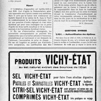 1461 - Page 1454-LXII - Correspondance. Questions diverses. Authentification des diplômes