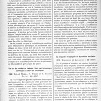 1497 - Page 1490 - Partie scientifique. L'actualité scientifique. Les Sociétés Savant. Paris. Société médicale des hôpitaux de Paris. Hydarthrose périodique du genou guérie par la radiothérapie locale, (22-1-1937) / Un cas de scorbut de l’adulte. Mort par hémorragie surrénale au cours du traitement, (22-1-1937) / La rougeole compliquée de dysenterie bacillaire, (22-1-1937)