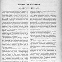 1504 - Page 1497 - Partie professionnelle, Hygiène, assistance, mutualité, intérêts corporatifs, variétés. Bulletin de l'actualité. L’orienteur scolaire [G. Lavalée]