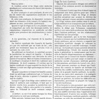 1507 - Page 1500 - Partie professionnelle, Hygiène, assistance, mutualité, intérêts corporatifs, variétés. Bulletin de l'actualité. La justice syndicale des conseils de famille