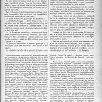 1518 - Page 1511 - Partie professionnelle, Hygiène, assistance, mutualité, intérêts corporatifs, variétés. Bulletin de l'actualité. Premier congrès international de médecine néo-hippocratique (Paris, 1erau 4 juillet 1937)