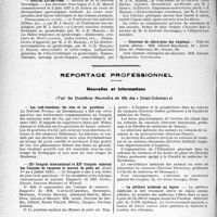 1521 - Page 1514 - Partie professionnelle, Hygiène, assistance, mutualité, intérêts corporatifs, variétés. Hôpitaux de l’assistance publique de Paris. Enseignement, concours, avis divers / Reportage professionnel. Nouvelles et informations. Les cuti-réactions, les vins et les goutteux. / IIIe Congrès international et XIIe Congrès national des Colonies de vacances et œuvres de plein air / La pléthore médicale au Japon