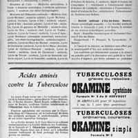 1542 - Page XI-1535 - Renseignements. Ministère des Pensions / Société médicale d’Aix-les-Bains (Savoie)