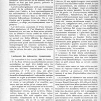 1561 - Page 1554 - Partie scientifique. L’actualité scientifique. La presse. Les trois stades de la tuberculose [(La Médecine, février 1937)] / L’autonomie des endocardites rhumatismales [(Revue du Rhumatisme, février 1937)] / Une observation de péritonite puerpérale [(Bull. du Synd. Médical de Seine-et-Oise, novembre 1936)]