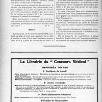 1601 - Page 1594-LXVI - Correspondance. Accidents. Délai de révision d'un accident du travail