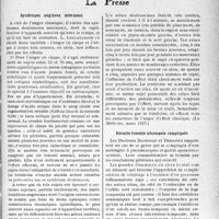 1628 - Page 1621 - Partie scientifique. L’actualité scientifique. La presse. Syndromes angineux anormaux [(La Médecine, mars 1937)] / Sinusite frontale nécrosante compliquée [(Le Scalpel, 10 avril 1937)]