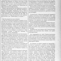 1646 - Page 1639 - Partie professionnelle, Hygiène, assistance, mutualité, intérêts corporatifs, variétés. Chronique automobile. Congrès de la fédération, des externes et anciens externes des hôpitaux de France (Lille 24, 25, 26 avril 1937)