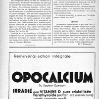 1659 - Page 1652-LVI - Correspondance. Assurances sociales. Soins donnés à des assurés indigents déchus de leurs droits à I assurance / Application des tarifs médicaux. Le cumul de l'article 13 et l’indemnité de déplacement [Dr F. Decourt]