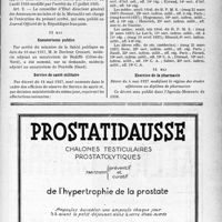 1672 - Page XIII-1665 - A travers l’officiel. Assurances sociales / Sanatoriums publics / Service de santé militaire / Exercice de la pharmacie