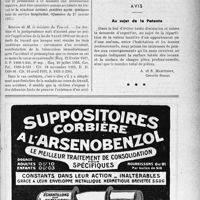 1710 - Page XLVII-1703 - A travers l’officiel. Réponse d’un ministre à la question d'un parlementaire. Quand la tuberculose peut-elle être admise comme accident du travail ?