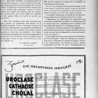 1714 - Page LI-1707 - Correspondance. Mutualité familiale. Une lettre comme beaucoup d’autres / Assurances sociales. La reprise partielle du travail et l'indemnité journalière
