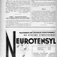 1719 - Page 1712-LVI - Correspondance. Application des tarifs d’honoraires. « Avis préalable » (art. 7) et « accord » préalable (art. 27) sont deux cas nettement définis / Transport de blessé par le médecin dans un cas encore inédit