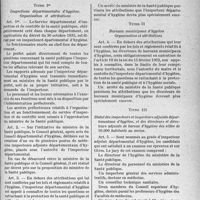 1732 - Page 1725 - Hygiène et prophylaxie. Décret du 15 avril 1934 portant organisation de l’inspection départementale d’hygiène