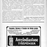 1743 - Page 1736-VIII - Dernières nouvelles. Les Journées médicales de Bruxelles / XXIVe Congrès d’hygiène / Premier congrès international de médecine néo hippocratique