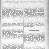 1782 - Page 1775 - Partie professionnelle, Hygiène, assistance, mutualité, intérêts corporatifs, variétés. Bulletin de l’actualité. Les accidents du travail au point de vue dentaire, d’après les Docteurs Van Themsche et Viemincq
