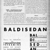 1802 - Page LXIII-1795 - Correspondance. Fiscalité. Le prix de la clientèle ne peut être porté aux frais professionnels / Amortissement du prix des appareils professionnels