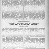 1822 - Page 1815 - Partie scientifique. Travaux originaux. Signes de la grossesse au début / Accidents thermiques chez le nourrisson causés par la température extérieure, par Docteur J. Alcalay