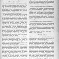 1824 - Page 1817 - Partie scientifique. Travaux originaux. Pourquoi, quand et comment se servir du radiodiagnostic dans les cas de traumatismes, par le Docteur Paul Robert. Pourquoi employer le radiodiagnostic. Pour assurer la thérapeutique / Quand employer le radiodiagnostic ?. Les douleurs tardives