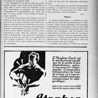 1868 - Page LXI-1861 - Correspondance. Accidents. Les lésions occasionnées par les sels de chrome figurent dans les maladies professionnelles protégées / Questions diverses. 1 ° Accident survenu à l'école. 2° Prescription des honoraires