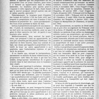 1909 - Page 1902 - Partie professionnelle, Hygiène, assistance, mutualité, intérêts corporatifs, variétés. Bulletin de l’Actualité. Deux praticiens peuvent-ils habiter le même immeuble ? [Dr Paul Boudin]