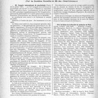 1921 - Page 1914 - Partie professionnelle, Hygiène, assistance, mutualité, intérêts corporatifs, variétés. Reportage professionnel. Nouvelles et Informations. XIe Congrès international de psychologie / Prix de thèses de la Faculté de médecine de Paris