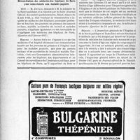 1923 - Page 1916-XLVIII - A travers l’officiel. Réponses des ministres aux questions des parlementaires. Limite d’âge pour les candidatures au poste d’inspecteur départemental d’hygiène / Rémunération des médecins des hôpitaux de Paris pour soins donnés aux malades payants / Inspection générale de l’Hygiène en Indo-Chine. Limite d’âge