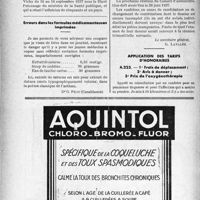 1925 - Page 1918-L - A travers l’officiel. Congrès international de l’insuffisancehépatique / Erreurs dans les formules médicamenteuses imprimées / Correspondance. Mutualité familiale. Note urgente / Application des tarifs d'honoraires. 1° Frais de déplacement ; 2° Avis à donner ; 3° Prix de l’oxygénothérapie