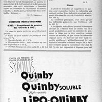 1928 - Page LIII-1921 - Correspondance. Application des tarifs d'honoraires. A propos du paiement des honoraires / Questions médico-militaires. Complément de pension des réformés à 100%