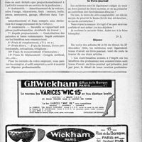 1932 - Page LVII-1925 - Correspondance. Fiscalité. Frais professionnels déductibles / Obligation de tenir le livre-journal