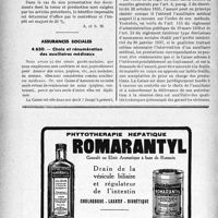 1933 - Page 1926-LVIII - Correspondance. Fiscalité. Obligation de tenir le livre-journal / Assurances sociales. Choix et ré numération des auxiliaires médicaux