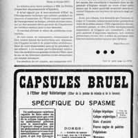 1943 - Page 1938-XIV - Dernières nouvelles. Mort du Docteur Léon Vrain, bienfaiteur de la Maison du Médecin / Lutte antituberculeuse