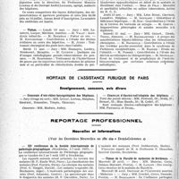 1983 - Page 1978 - Partie professionnelle, Hygiène, assistance, mutualité, intérêts corporatifs, variétés. Faculté de médecine de Paris. Enseignement et actes de la faculté / Hôpitaux de l’assistance publique de Paris. Enseignement, concours, avis divers / Reportage professionnel. Nouvelles et Informations. IIIe conférence de la Société internationale de pathologie géographique / Thèses de la Faculté de médecine de Bordeaux