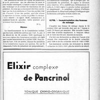 1988 - Page LV-1983 - Correspondance. Application des tarifs d’honoraires. Fonctionnement de la commission technique / Immatriculation des femmes de ménage