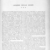 2026 - Page 2019 - Propos du jour. L’hygiène sociale dirigée