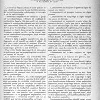 2030 - Page 2023 - Partie Scientifique. Pour le dépistage précoce du cancer du larynx, par le Docteur P. G. Huet