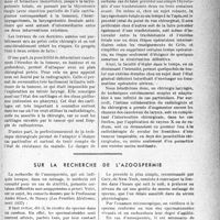 2032 - Page 2025 - Partie Scientifique. Pour le dépistage précoce du cancer du larynx, par le Docteur P. G. Huet / Sur la recherche de l'azoospermie