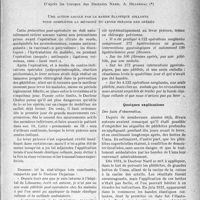 2096 - Page 2089 - Partie Scientifique. Travaux originaux. La clinique au goût du jour. Pour la prévention des phlébites chirurgicales et périphlébites, d’après les travaux des Docteurs Nard, A. Dejarnac. Une action locale par la bande élastique collantepour compléter la méthode du lever précoce des opérés