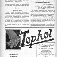 2141 - Page 2134-X - A travers l’officiel. Asiles publics d’aliénés / Sanatoriums publics / Circulaire relative à l’organisation du contrôle sur place des lois d’assistance