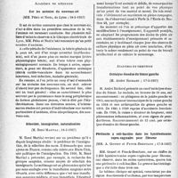 2161 - Page 2154 - Partie Scientifique. L’actualité scientifique. Les sociétés savantes. Paris. Académie de médecine. Sur les anémies du nouveau-né, (18-5-1937) / Sélection, immigration, naturalisation, (18-5-1937) / Écoles de plein air, (25-5-1937) / Académie de chirurgie. Ostéolyse étendue du fémur gauche, (17-3-1937) / Péritonite à coli-bacilles dans les hystérectomies supra-vaginales pour fibrome, (17-3-1937)