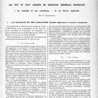 2162 - Page 2155 - Partie Scientifique. L’actualité scientifique. Les Congrès. Les XXVe et XXVIe assises de médecine générale Française. La natalité et ses variations — La fièvre typhoïde, par G. Blechmann