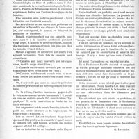 2179 - Page 2172 - Partie Professionnelle, Hygiène, Assistance, Mutualité, Intérêts corporatifs, Variétés. Travaux originaux. Bulletin de l’Actualité. Bienfaits et méfaits de la lumière