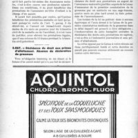 2185 - Page 2178-L - Correspondance. Assurances sociales. Un enfant salarié ne peut bénéficier de l'assurance - maladie de ses parents / Déchéance du droit aux primes d’allaitement. Absence de déclaration de grossesse