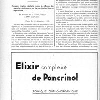2203 - Page 2196-XII - A travers l’officiel. Service de santé militaire / Circulaire relative à la lutte contre la diffusion des maladies vénériennes par la prostitution libre ou réglementée